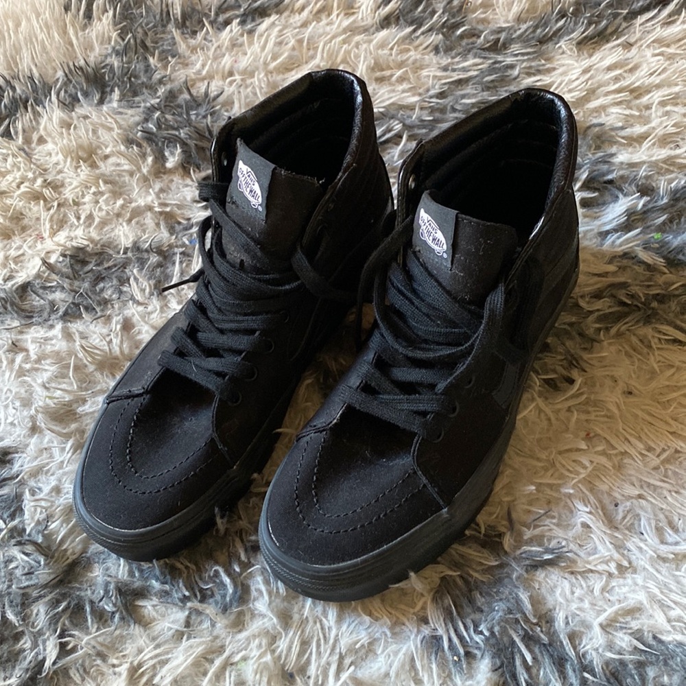 Men’s vans black high tops